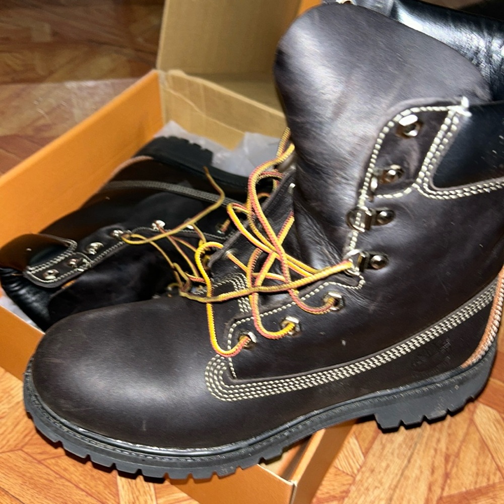 Slightly worn Timberland Boots